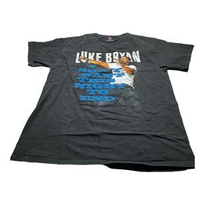 Hanes Luke Bryan‎ Adult T-Shirt Large I Don't Want This Night To End Tour Black